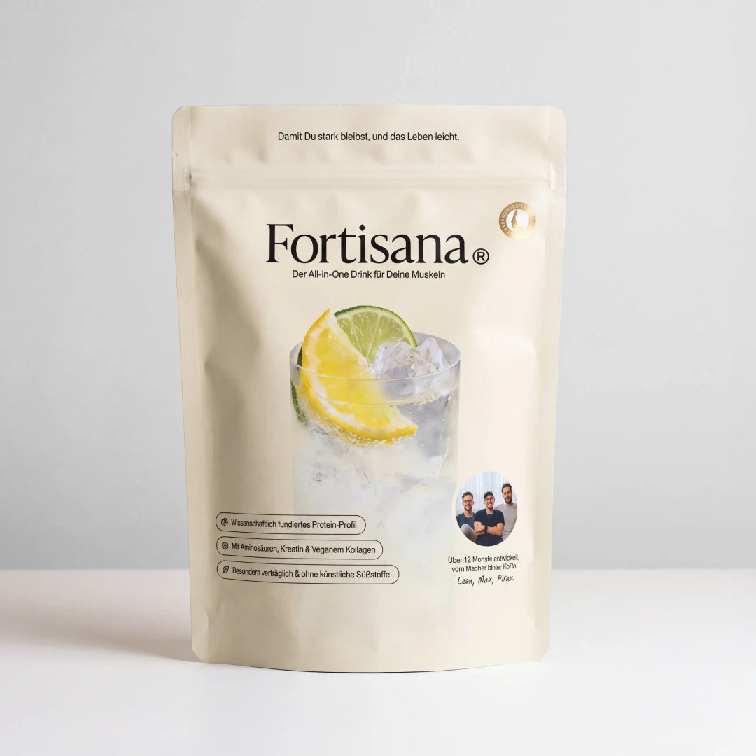 Fortisana Monatsbeutel, Vorderseite (Cover)
